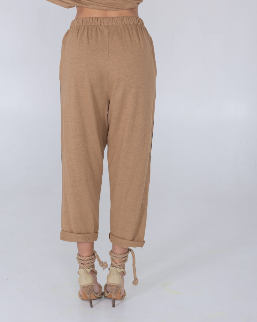 Linea Gold - Pantalone con bande laterali e laccio oro - immagine 3